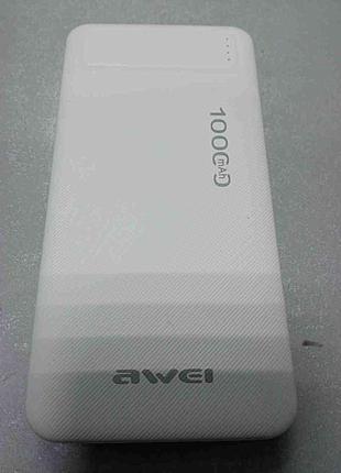 Универсальный внешний аккумулятор повербанк Б/У Awei P5K 10000mAh