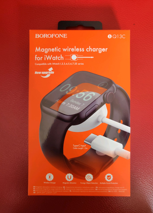 Беспроводная зарядка Borofone BQ13C Wireless Apple iWatch