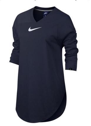 Nike sportswear футболка туника свишот биг лого р m оригинал
