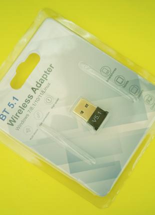 USB-адаптер Bluetooth v5.1 бездротовий приймач передавач