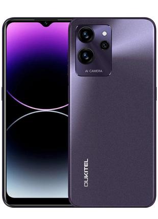 Мобільний телефон смартфон OUKITEL C32 8/128Gb purple - екран ...