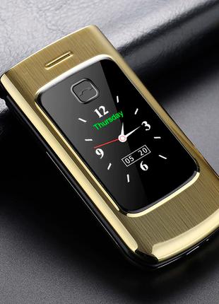 Мобільний телефон смартфон Tkexun F18 (Happyhere F18) gold. Du...
