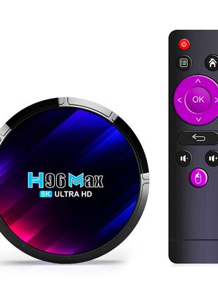 Смарт ТВ приставка H96 MAX RK3528 2/16Gb портативная Smart TV ...