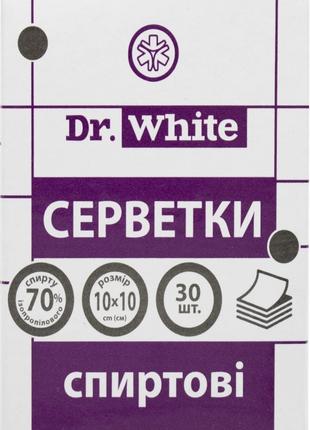 Серветки Dr.White (Др.Вайт) одноразові антисептичні зі спиртов...