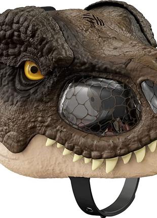 Jurassic world маска динозавра тиранозавр рекс gyw85 chomp n roar