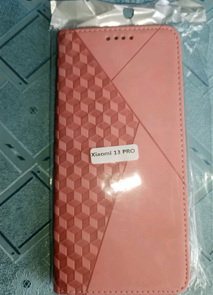 Кожаный чехол-книжка для Xiaomi 13 PRO