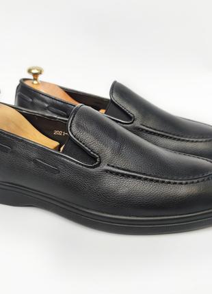 Черные лоферы - стильная, красивая мужская обувь