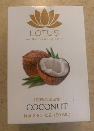 Кокосовое масло. TNG Lotus Coconut oil. 60ml