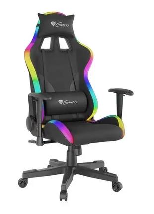 Геймерское кресло Genesis Trit 600 черная подсветка RGB (Trit600)