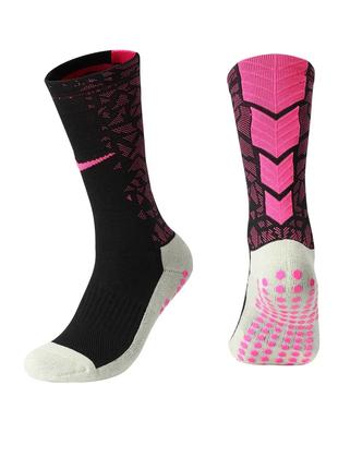 Тренировочные носки Nike (черный+розовый)