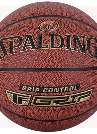 Мяч баскетбольный Spalding GRIP CONTROL оранжевый размер 7 76875Z