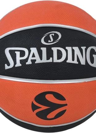 Баскетбольный Мяч Spalding Euroleague TF-150 оранжевый размер ...