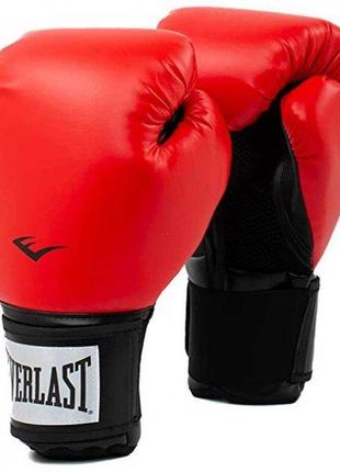Боксерские перчатки Everlast ProStyle 2 Boxing Gloves Красный ...