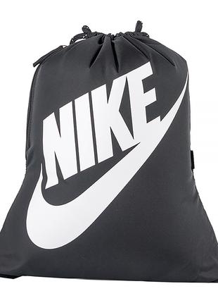 Рюкзак-сумка Nike NK HERITAGE DRAWSTRING Черный One size (DC42...