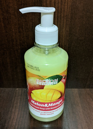 Жидкое мыло Bioton Melon & Mango (Биотон арбуз и манго)