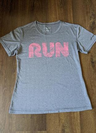 Брендовая фирменная женская футболка brooks, оригинал для бега...