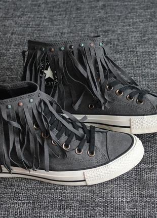 Кеды converse chuck taylor all star fringe high оригинал