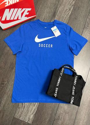 Оригінальна футболка Найк/Nike Soccer Swoosh in blue