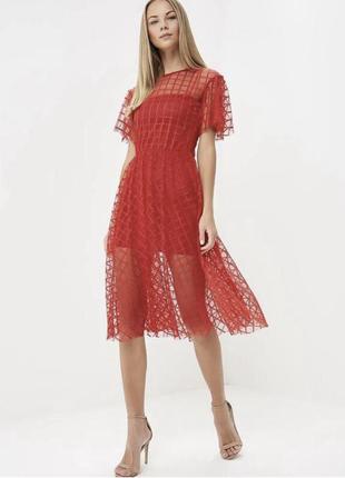 Сукня червона від gepur p.xl