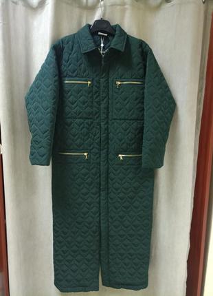 Демисезонное стеганое пальто nu denmark luxury