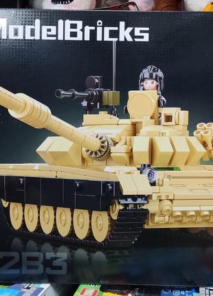 Конструктор Sluban B1011 Основний бойовий танк 2в1 Т-72B3 і T-...