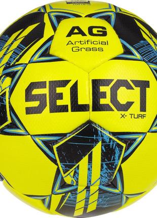 М’яч футбольний SELECT X-Turf FIFA Basic v23 (014) жовт/синій, 4