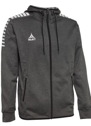 Спортивная куртка SELECT Monaco zip hoodie (002) серый, XXXL