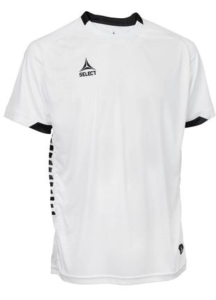 Футболка SELECT Spain player shirt s/s (508) белый/черный, 12 лет