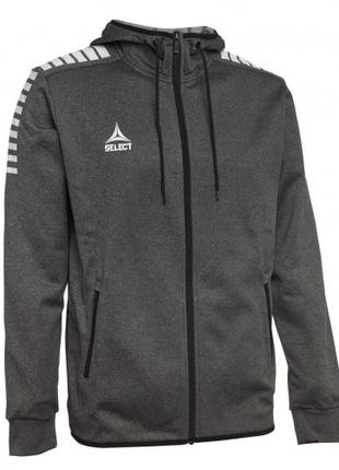 Спортивная куртка SELECT Monaco zip hoodie (002) серый, S