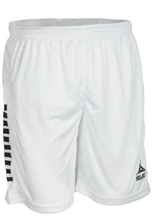 Шорты SELECT Spain player shorts (126) бел/черный, 10 лет