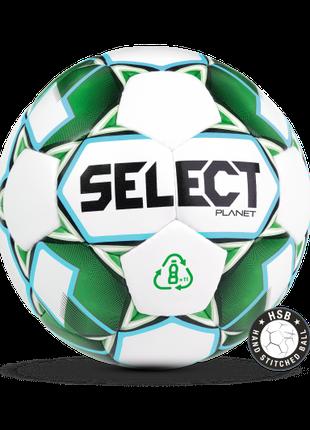 Мяч футбольный SELECT Planet FIFA (928) біл/зел, 5