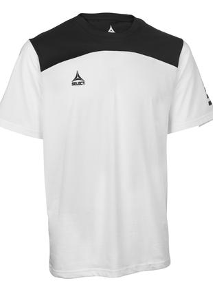 Футболка SELECT Oxford t-shirt (661) бело/черный, XXL