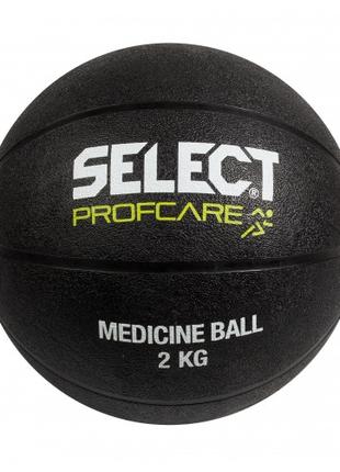 Мяч медицинский SELECT Medicine ball (010) чорний, 1кг