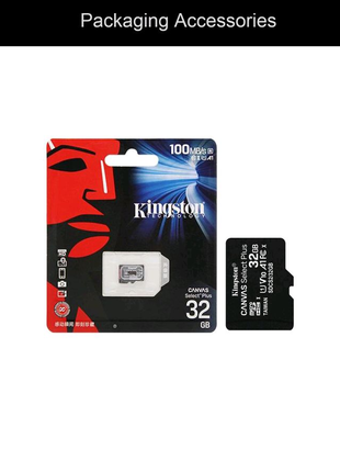 Картка пам'яті Kingston 32 GB microSD флешка для телефона