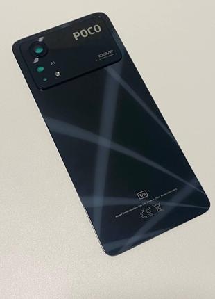 Задняя крышка Xiaomi Poco X4 Pro 5G, цвет - Черный
