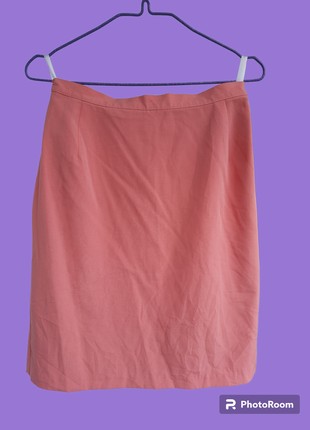 Очень красивая базовая трендовая розовая юбка мини юбка коралл...