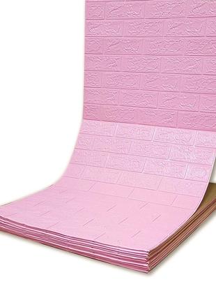 Самоклеющаяся 3D панель под розовый кирпич Sticker Wall 20000х...