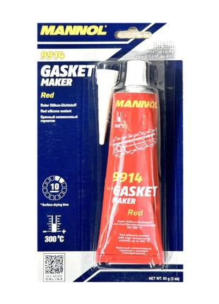 Герметик MANNOL Silicone-Gasket красный 9914 85 г