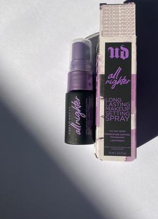 Спрей фіксатор urban decay all nighter long-lasting makeup set...