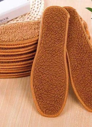 Теплые стельки для обуви из искусственной альпаки UGG 24 см 03664