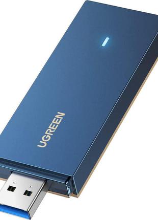 WiFi-адаптер UGREEN USB Wifi 6 двухдиапазонный для ПК 1800 Мби...