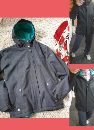 Шикарная лыжная /спортивная куртка с капюшоном, trevolution,  ...