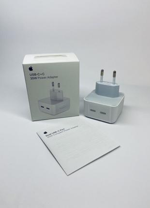 Оригинал Apple Адаптер 35W/BT USB-C Adapter ОПТ/ Розница Зарядка