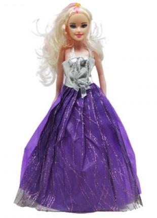 Кукла в бальном платье, фиолетовый