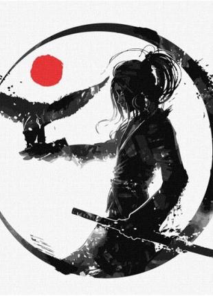 Картина по номерам "Дочь самурая"