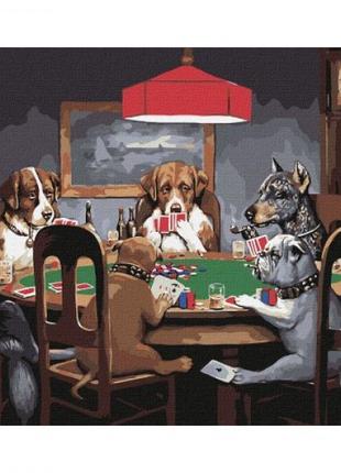 Картина по номерам "Игра в покер"