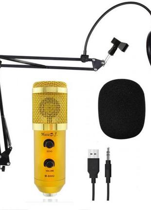 Мікрофон студійний DM 800U, Мікрофон для студійного звукозапис...