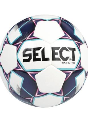 М’яч футбольний SELECT Tempo TB (IMS) (012) біл/фіолетовий, 4