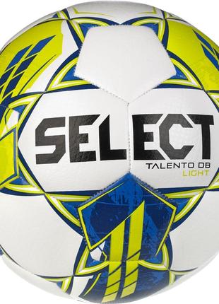 М’яч футбольний SELECT Talento DB v23 (400) біл/жовтий, 4