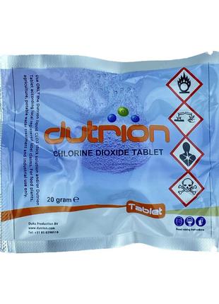Таблетки для обеззараживания воды Dutrion Диоксид хлора 20 грамм
